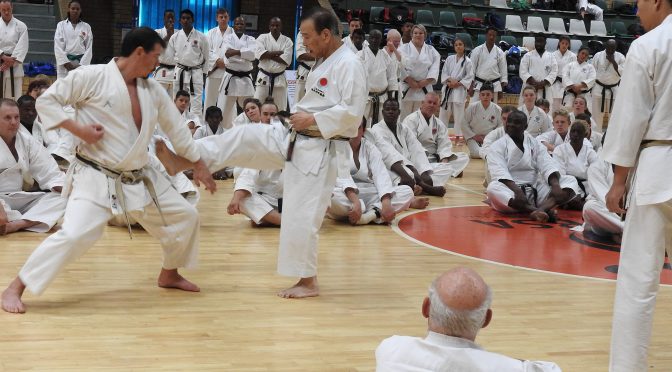 Africa Training with JKA WF senseis